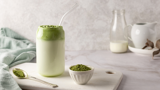 Easy 3-Ingredient Dalgona Matcha Latte Recipe